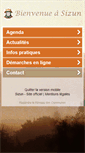 Mobile Screenshot of mairie-sizun.fr